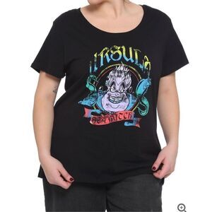 Disney The Little Mermaid Ursula Metal Girls T-Shirt Plus Size